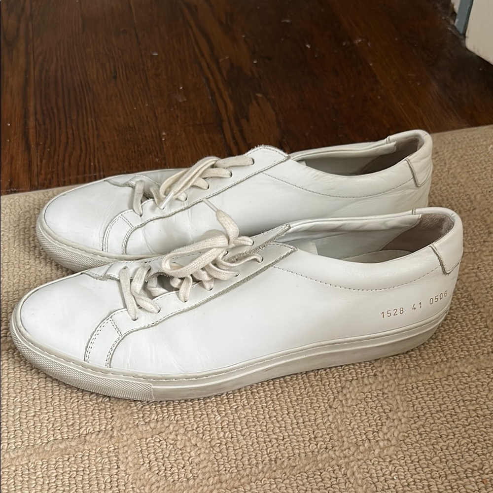 Common Projects White Leather Sneakers